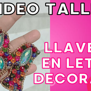 LLavero en Letra Decorada