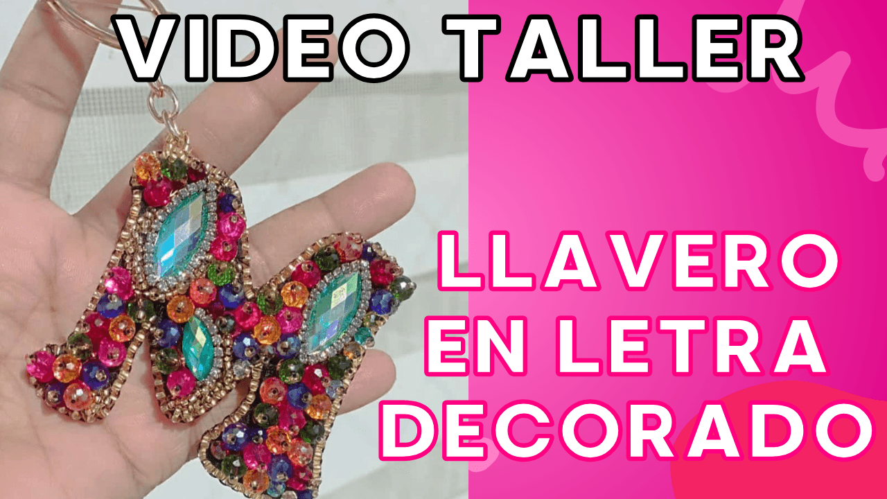 LLavero en Letra Decorada