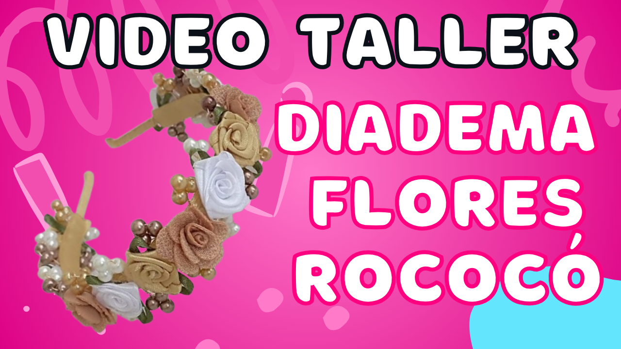 Diadema Flores Rococó