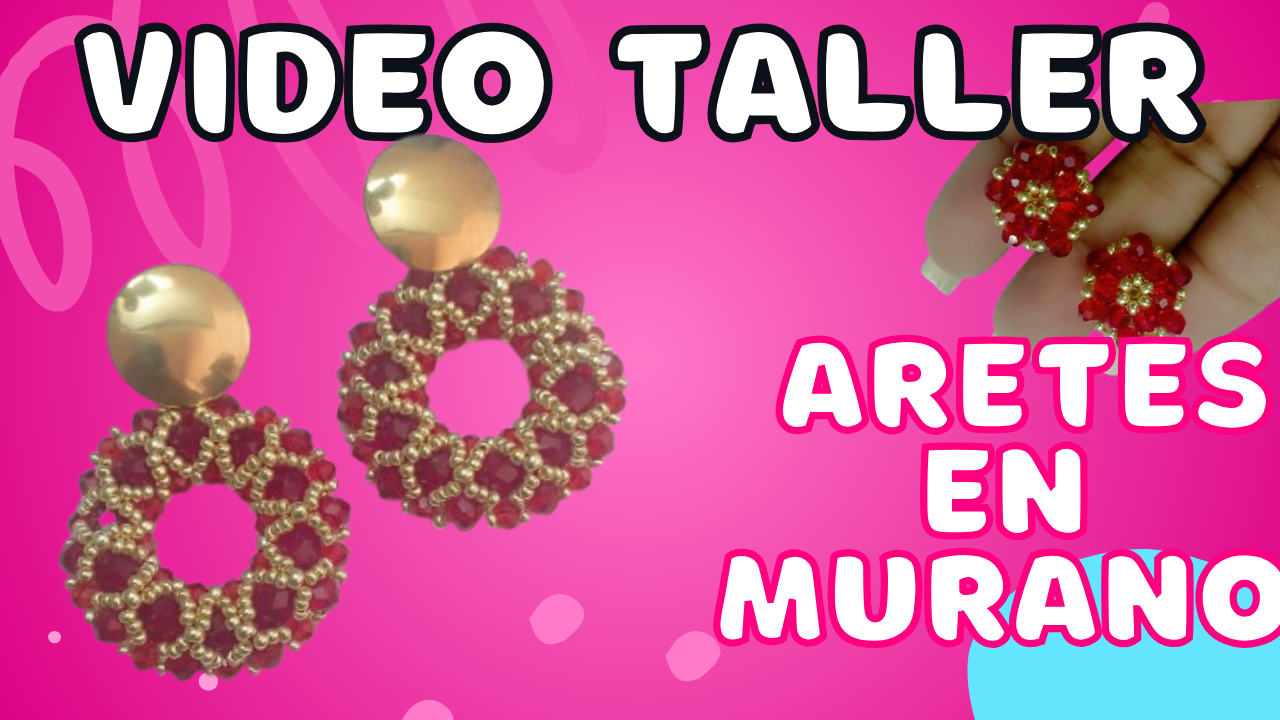 Elaboración Aretes en Murano