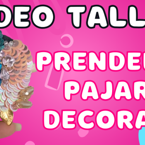 Prendedor Pájaro Decorado